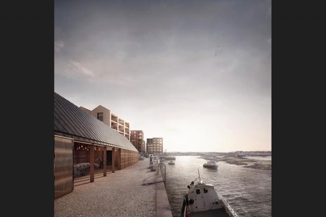 THIRD PHASE: Proposals for Hayle north quay submitted May 2018  Source: Forbes Massie 